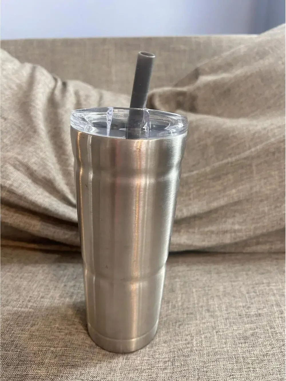 Bubba 24 Oz Dual Wall Vacuum Insulated Stainless Steel Travel Mug Cup With Straw